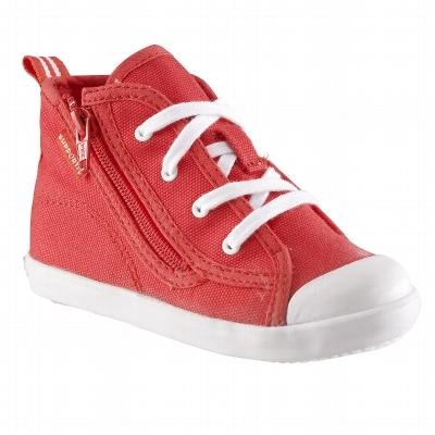 Foto Calzado De Bebé Canvas Rojas