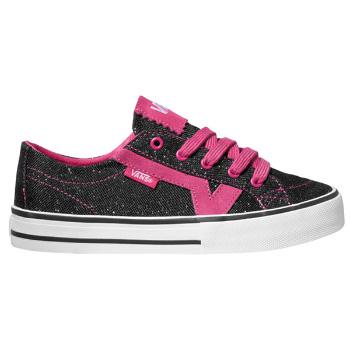 Foto Calzado niños Vans Tory Sneakers Girls - tinsel canvas magenta/bla