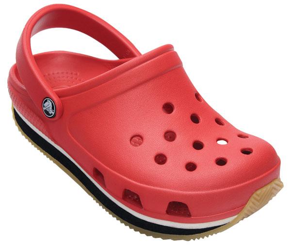 Foto Calzado playa hombre Crocs Crocs Retro Clog Kids Red / Black