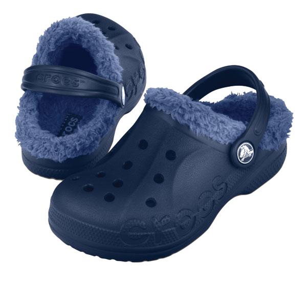 Foto Calzado playa junior Crocs Baya Lined Kids Navy / Bijou Blue
