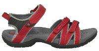 Foto calzado trekking sandalias mujer teva w tirra rojo