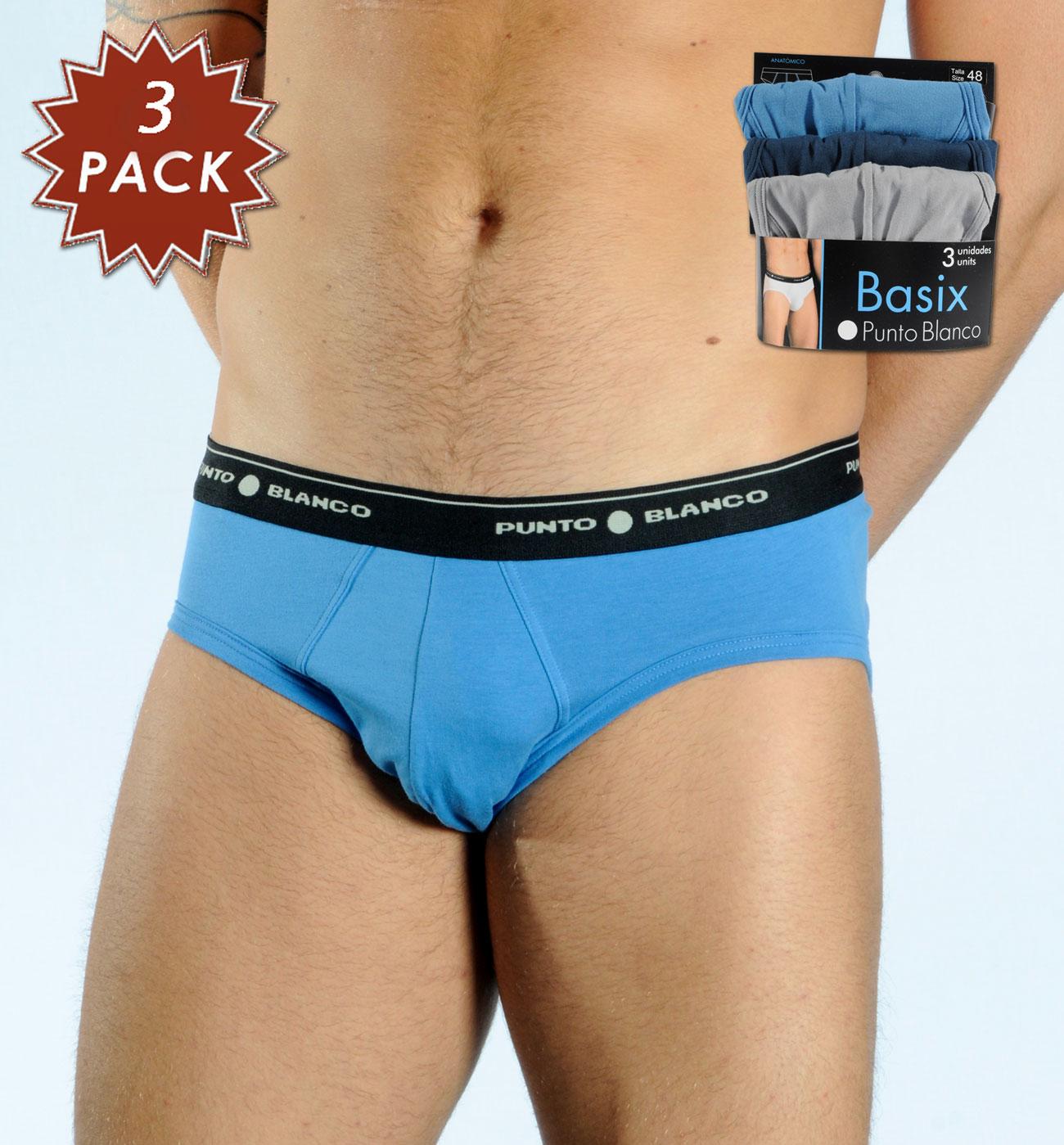 Foto Calzoncillo PUNTO BLANCO Pack 3 Triplo Basix