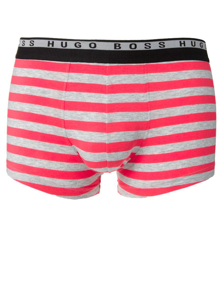 Foto Calzoncillos con estampado a rayas de Hugo Boss Rojo