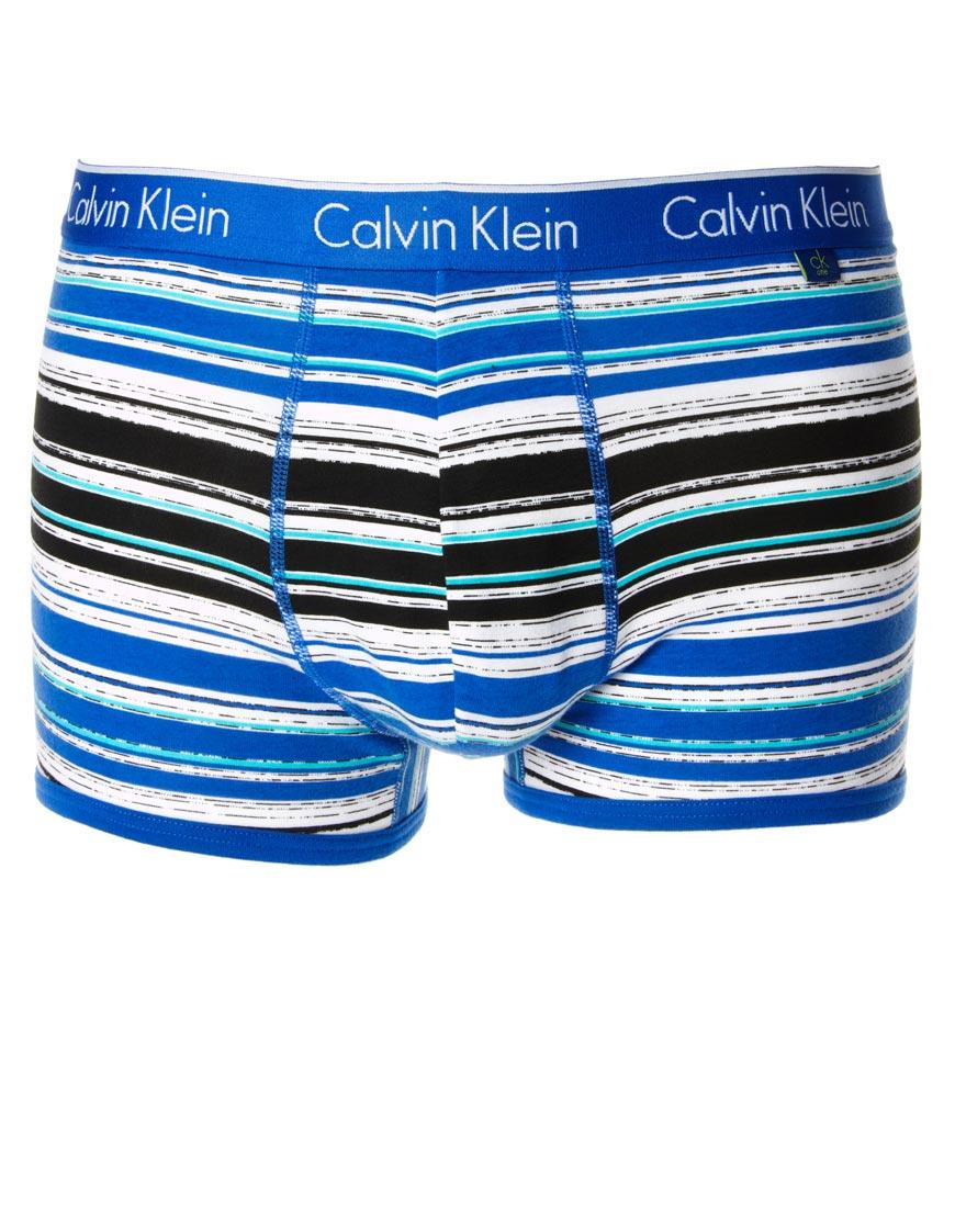 Foto Calzoncillos de rayas texturizadas de Calvin Klein Azul