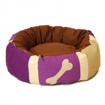 Foto Cama donut bruselas violeta xl