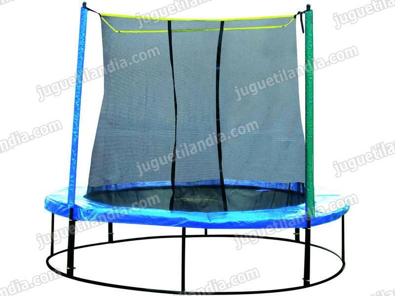 Foto Cama elastica 305 cm ø x 250 cm con red
