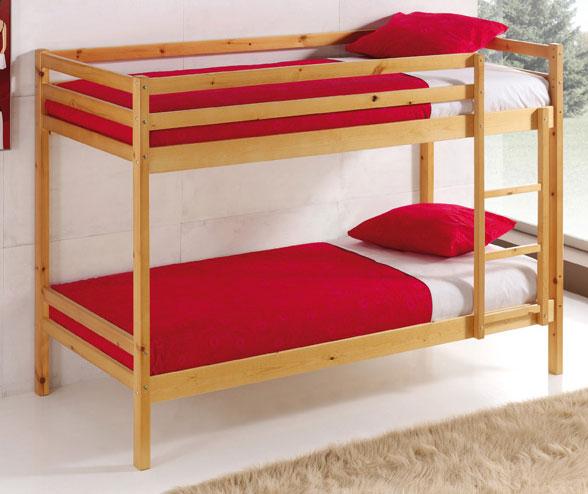 Foto Cama Litera Premier Madera de Pino