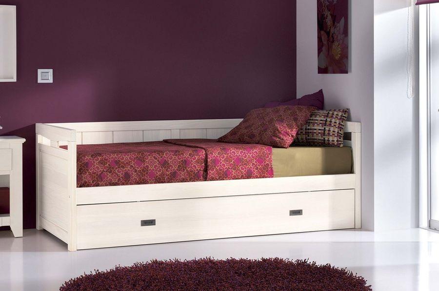 Foto Cama nido juvenil Serie Ocean Blanco