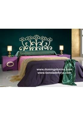 Foto Cama y cabecero juvenil de forja C-83