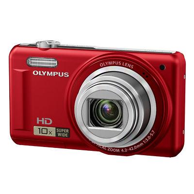 Foto camara digital fotos olympus vr-310 roja 14 mp zo x10