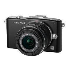 Foto Camara digital olympus e-pm1 negra 12mp kit 14-42mm lcd 3