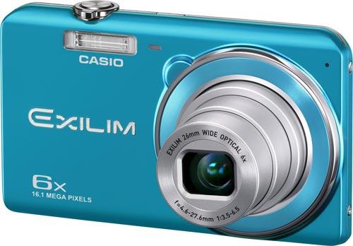 Foto Camara Foto Digital Casio Ex-zs20be Blue 26mm Gran Angular 6x 16mp 2.7 Video Hd + Regalo Tarjeta 4gb + Funda