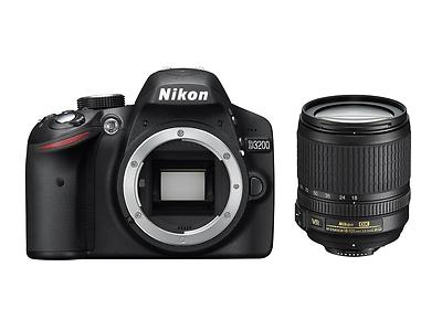 Foto Camara Reflex Nikon D3200 24mp Video + Nikkor 18 105 Vr Estabilizador Optico