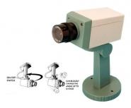 Foto Camara video facticia + piloto + soporte vigilancia videovig