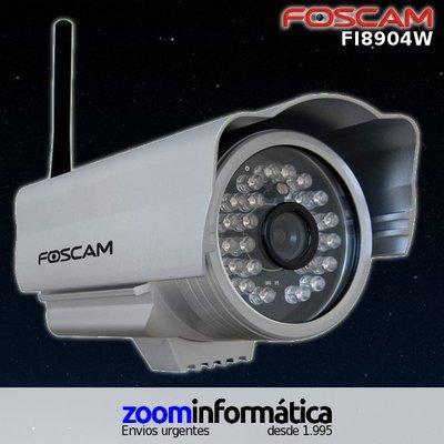 Foto Camara Vigilancia Seguridad Ip Wifi Infrarojos Vision Foscam Fi8904w Exterior
