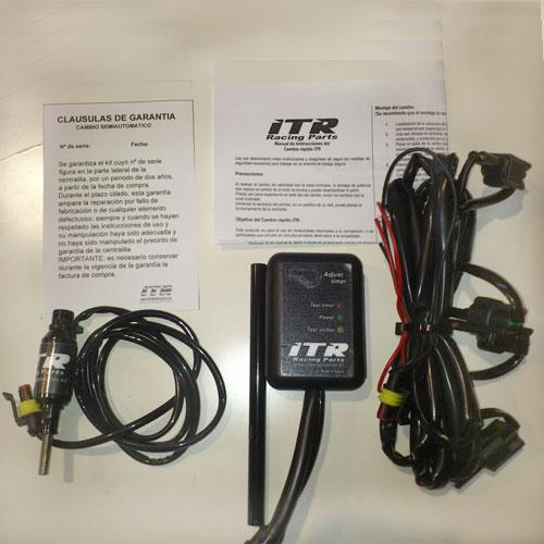Foto Cambio semi automático ITR para moto incluye cableado 1101 CON CABLEADO