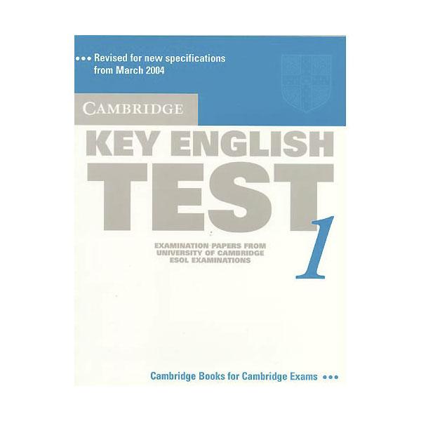 Foto CAMBRIDGE KEY ENGLISH TEST 1: EXAMINATION PAPERS FROM UNIVERSITY OF CAMBRIDGE ESOL EXAMINATIONS
