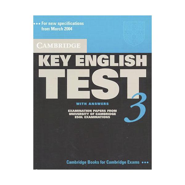 Foto CAMBRIDGE KEY ENGLISH TEST 3: EXAMINATION PAPERS FROM UNIVERSITY OF CAMBRIDGE ESOL EXAMINATIONS