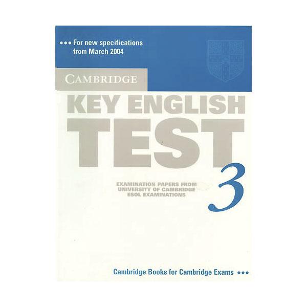Foto CAMBRIDGE KEY ENGLISH TEST 3: EXAMINATION PAPERS FROM UNIVERSITY OF CAMBRIGDE ESOL EXAMINATIONS