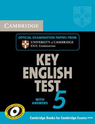 Foto Cambridge Key English Test 5 Self Study Pack (Student's Book with Answers and Audio CD): Official Examination Papers from University of Cambridge ESOL Examinations (KET Practice Tests)
