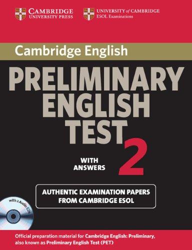 Foto Cambridge Preliminary English Test 2nd 2 Self-study Pack: Examination Papers from the University of Cambridge ESOL Examinations: Level 2 (PET Practice Tests)