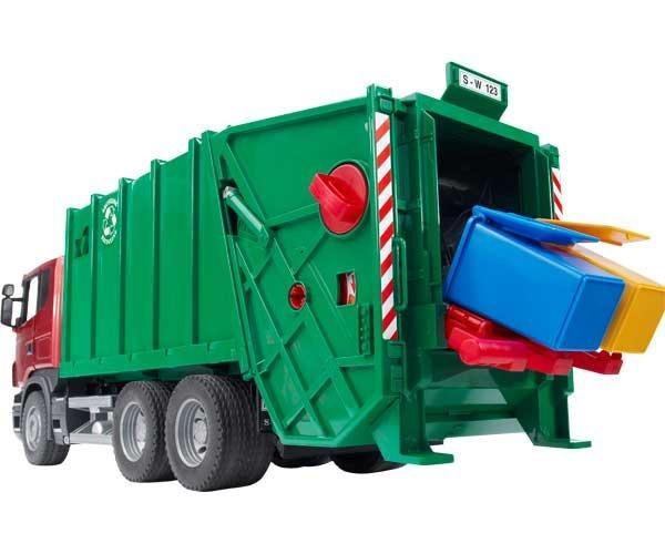 Foto Camión de basura scania serie r (verde) con carga trasera