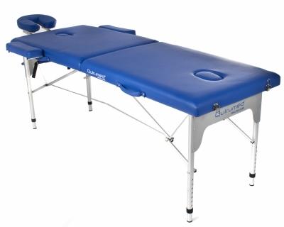 Foto camilla plegable de masaje en aluminio 180 x 60 cm color azul