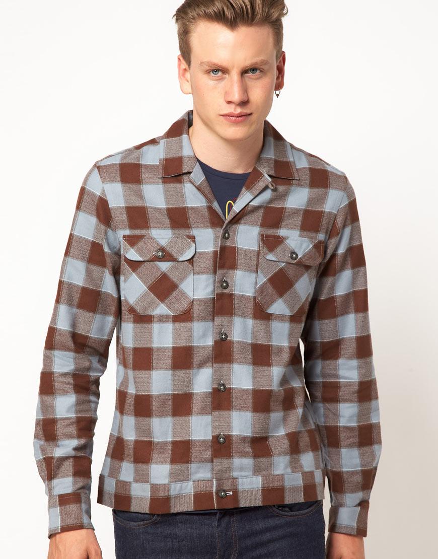 Foto Camisa a cuadros de Plectrum by Ben Sherman Marrón