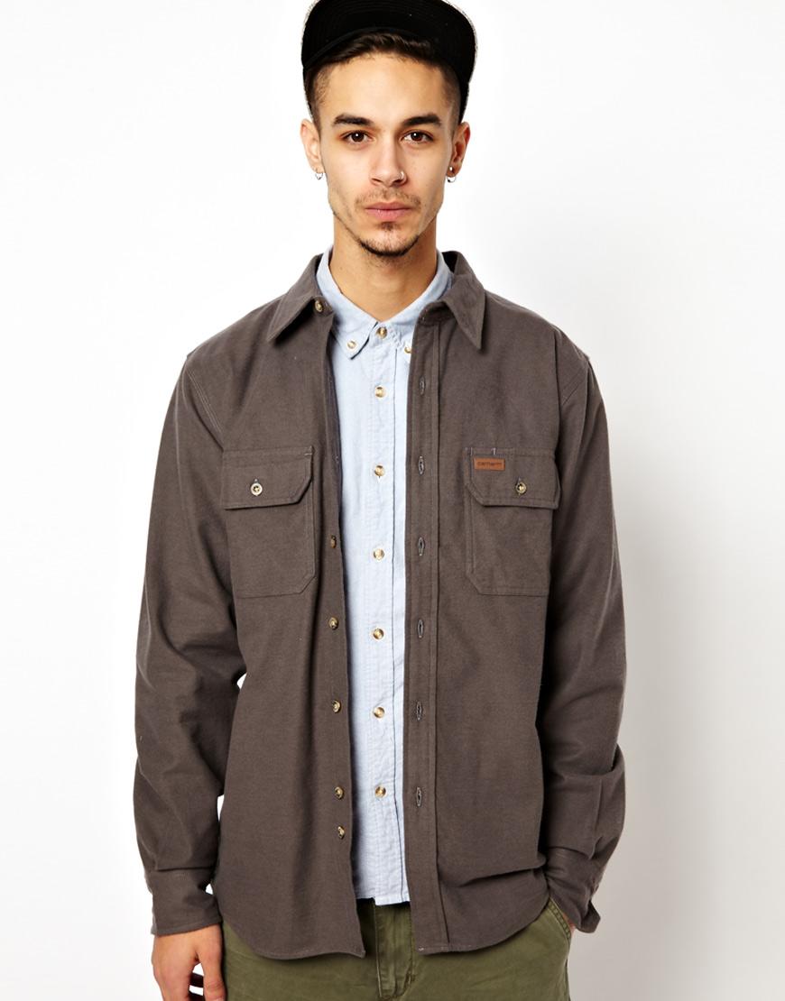 Foto Camisa Chamois de Carhartt Gris