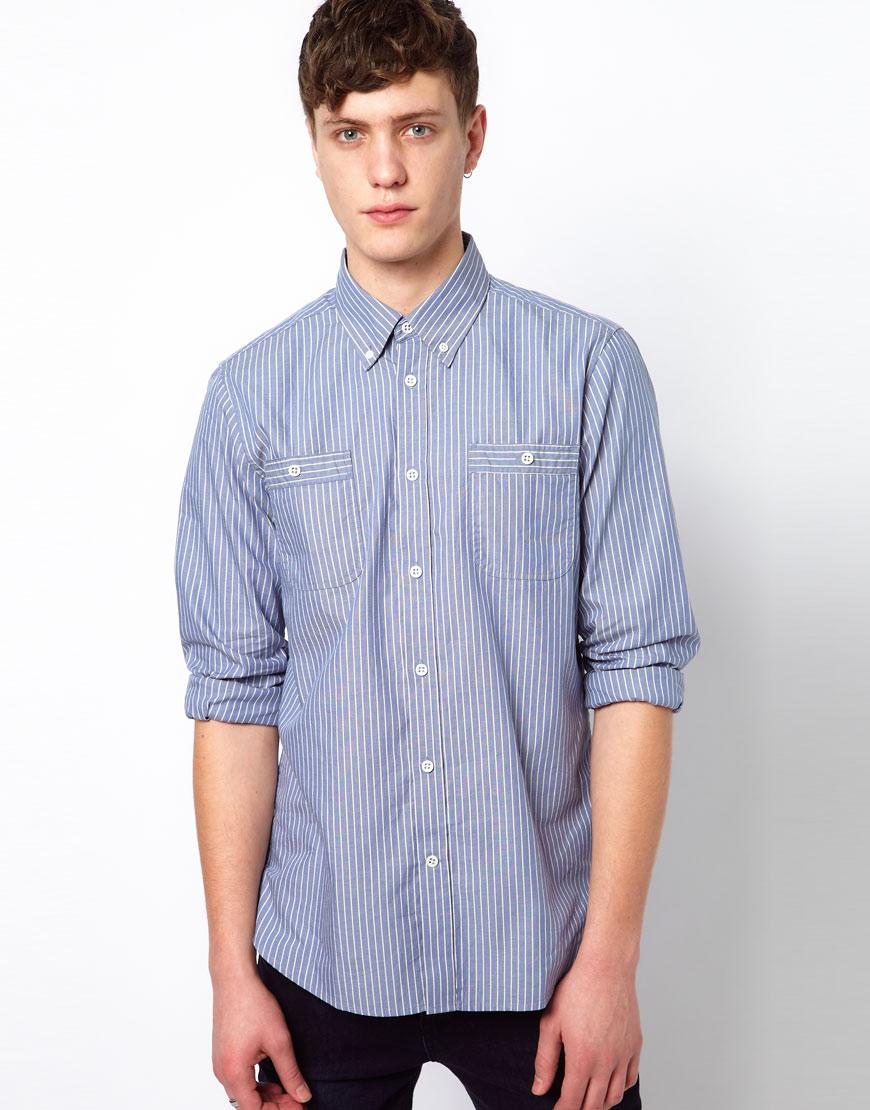 Foto Camisa con cuello estrecho 2 de Plectrum By Ben Sherman Azul