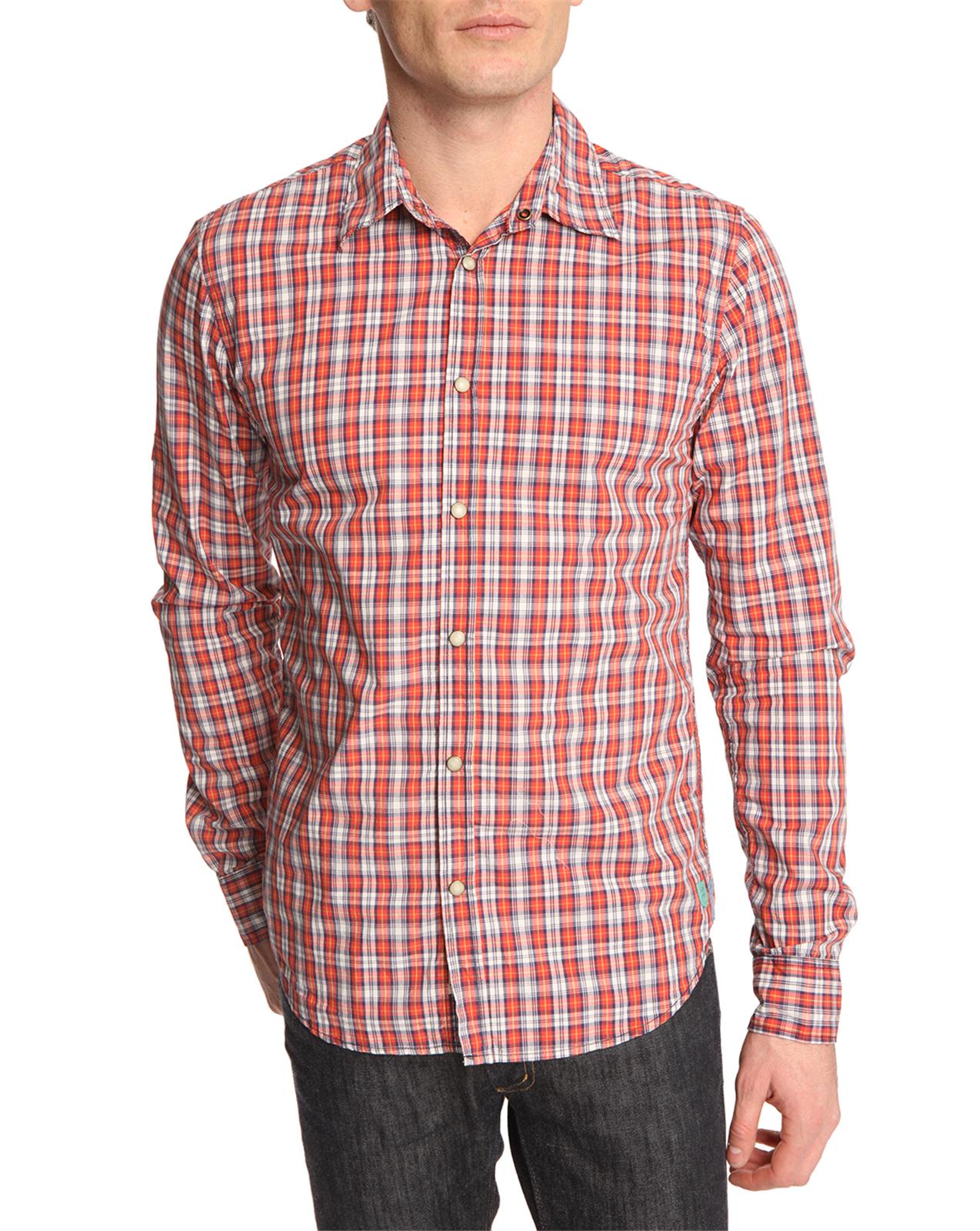 Foto Camisa cuadros rojos