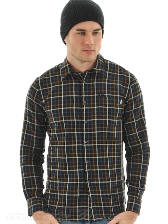 Foto Camisa De Manga Larga Volcom Adams Negro