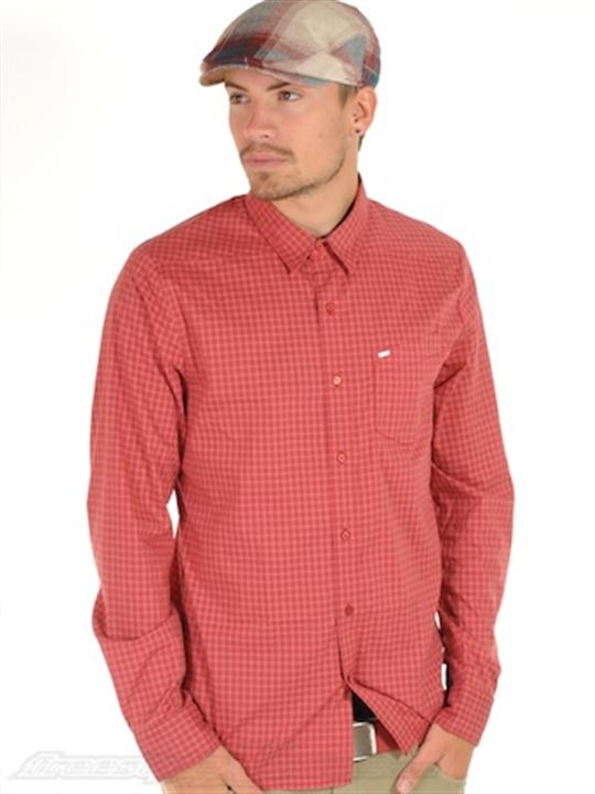 Foto Camisa de manga larga Volcom Checklist Lumber Jack rojo