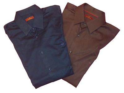 Foto Camisa De Vestir Chico Hombre Caramelo