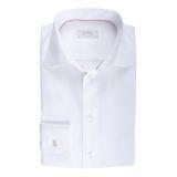Foto Camisa de vestir ETON de ajuste contemporáneo de sarga blanca