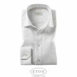 Foto Camisa de vestir ETON Slim Fit de sarga blanca
