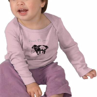 Foto Camisa del bebé del cordero de los sueños dulces