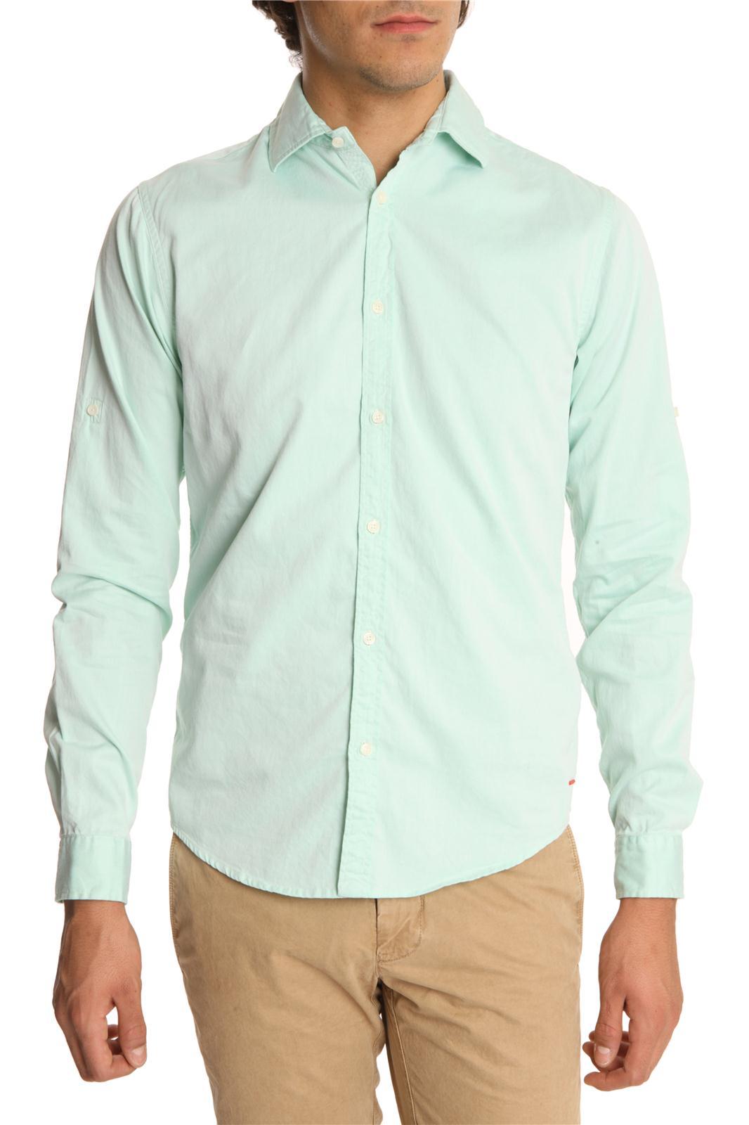 Foto Camisa en tonos verdes