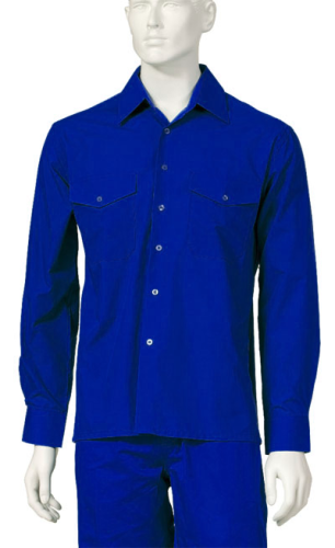 Foto Camisa hombre manga larga Seana Textil. 100% algodón. Colores variados - 41-42 Marino