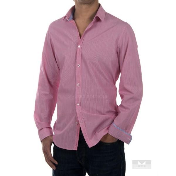 Foto Camisa HUGO BOSS BLACK mil rayas color ROSA. Lorenzo Modern Essentials