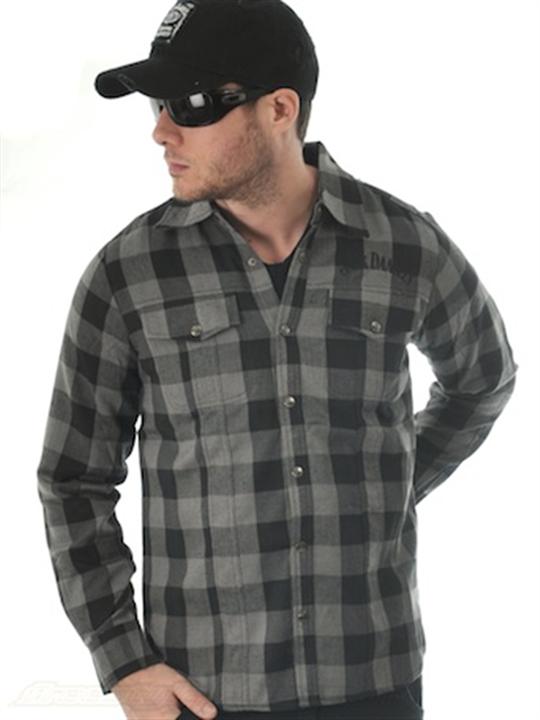 Foto Camisa Jack Daniels Check negro-gris