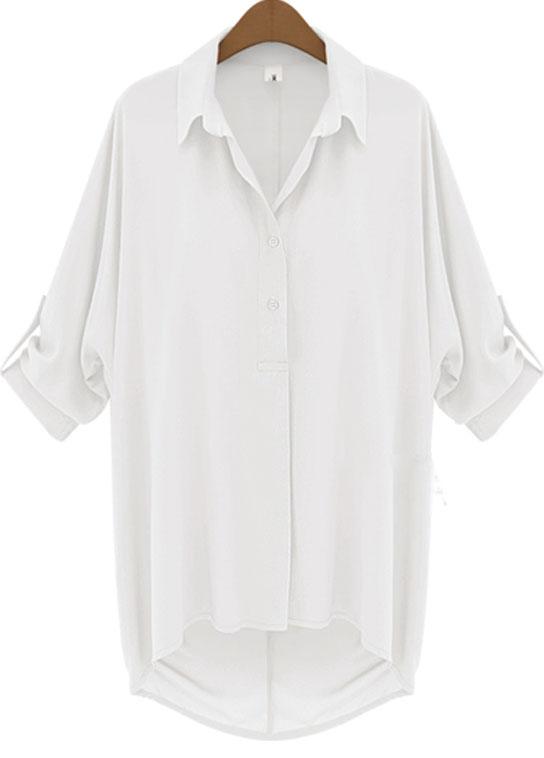 Foto Camisa mangas murciélago-Beige