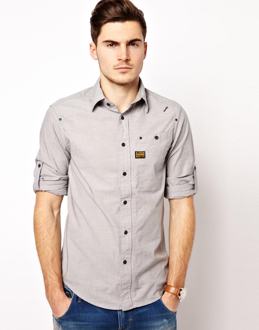 Foto Camisa MD Radar de G-Star Gris