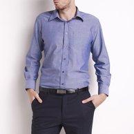 Foto Camisa Oxford de manga larga perfil 3 (si mides más de 1,87 m) - Taill