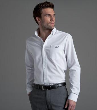 Foto Camisa Oxford hombre manga larga