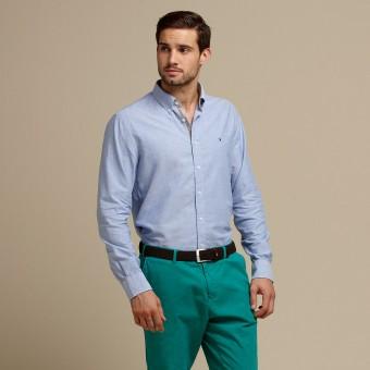 Foto Camisa tommy hilfiger hombre college oxford blue