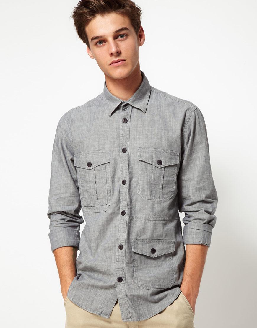 Foto Camisa vaquera de Jack & Jones Vintage Gris grifo