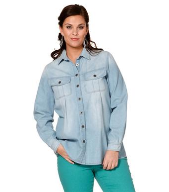 Foto Camisa vaquera de mujer