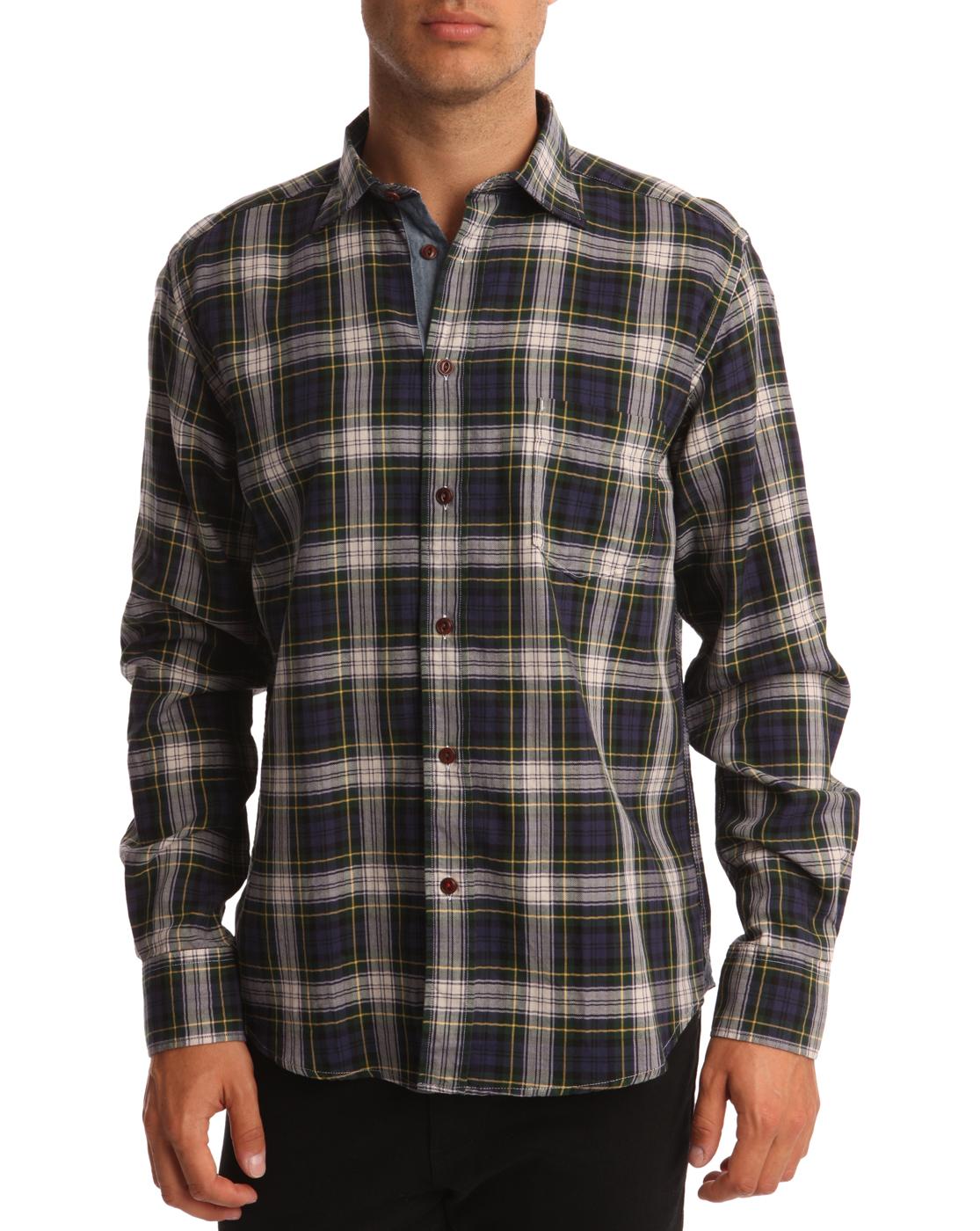 Foto Camisa verde a cuadros Paul