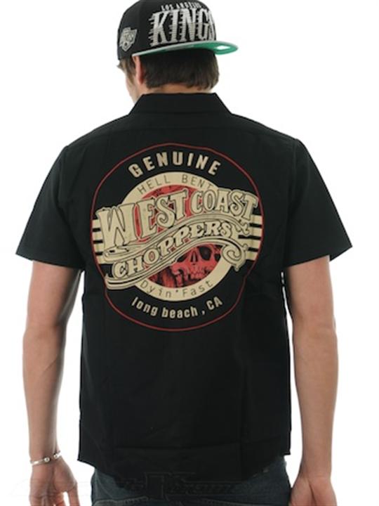 Foto Camisa West Coast Choppers Genuine Negro